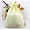 Ленена Подаръчна Торбичка за Гривни в цвят Крем, 7х9 см